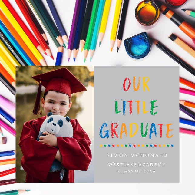 VÅR LITE STUDENT | PHOTO GRAD PARTY-INBJUDAN INBJUDNINGAR (Skapare uppladdad)