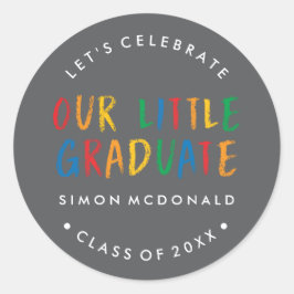 VÅR LITE STUDENT | STUDENTFEST STICKER RUNT KLISTERMÄRKE