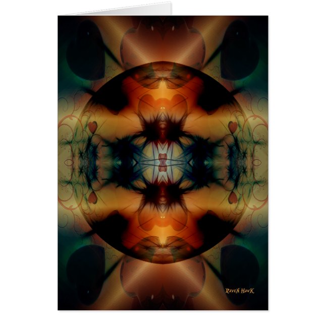 Var ljus hälsningskort (Framsidan)