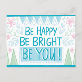 "Var ljus, var Lycklig, var du - Motiv Vykort