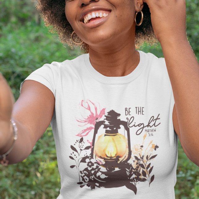 Var ljusbibeln Matthew 5:14 Verse T-shirt (Skapare uppladdad)