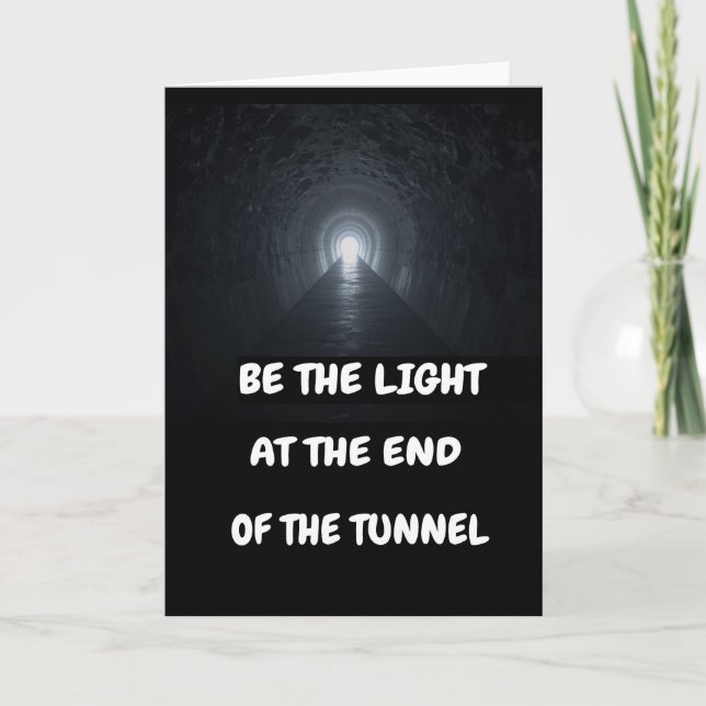 Var ljuset i tunneln. kort (Framsida)