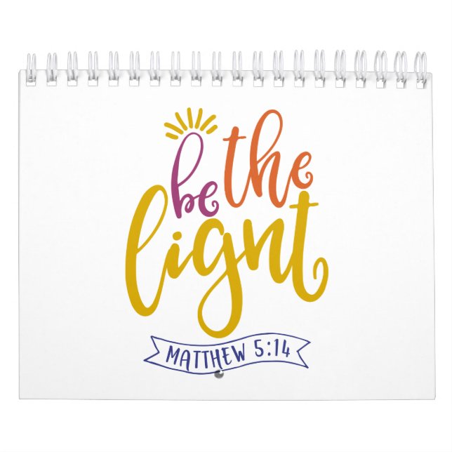 Var ljuset i världen kalender (Omslag)