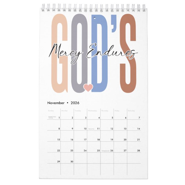 Var ljuset, inspirera, motivera, hjälp, kärlek, ho kalender (Nov 2026)