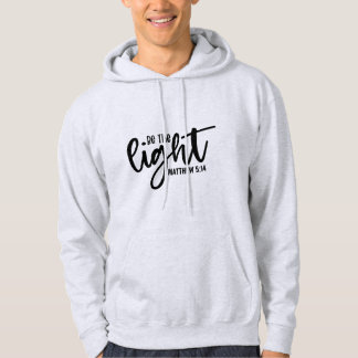 Var ljuset Matteus 5:14 Hoodie