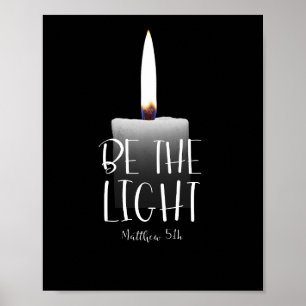 Var ljuset - Matthew 5:14 Poster
