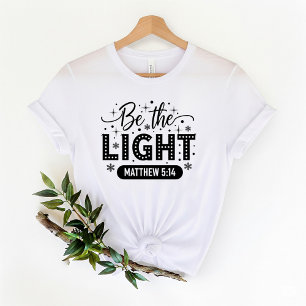 Var Ljuset T-Shirt Bibelvers T-Shirt