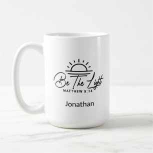 Var ljuskristna Mathew 5:14 Kaffemugg