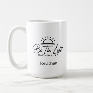 Var ljuskristna Mathew 5:14 Kaffemugg