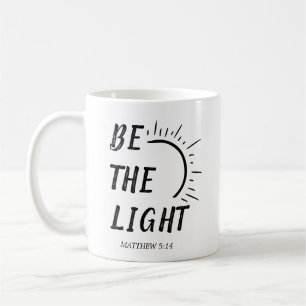 Var ljusreligionens bibelverse kaffemugg