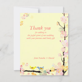 Vår Love birds Creamy Bröllop Tack