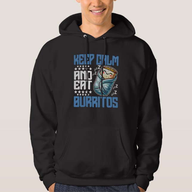 var lugn och ät burritos hoodie (Framsida)