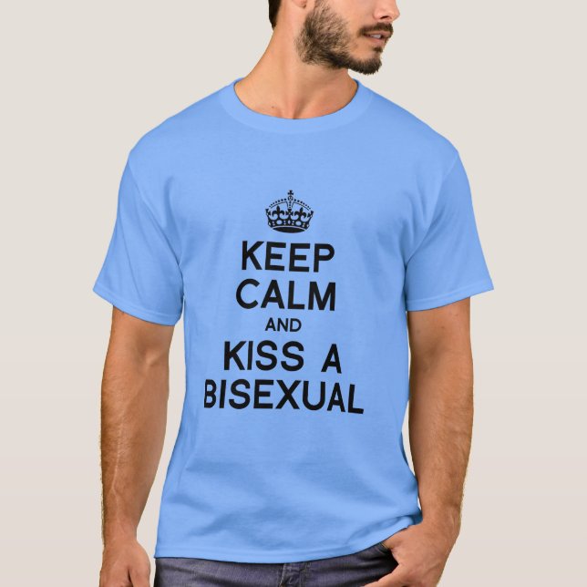 VAR LUGN OCH KYSS EN BISEXUELL TEE (Framsida)