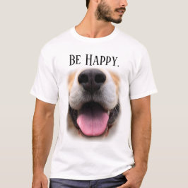 Var Lycklig Hund Nose T Shirt