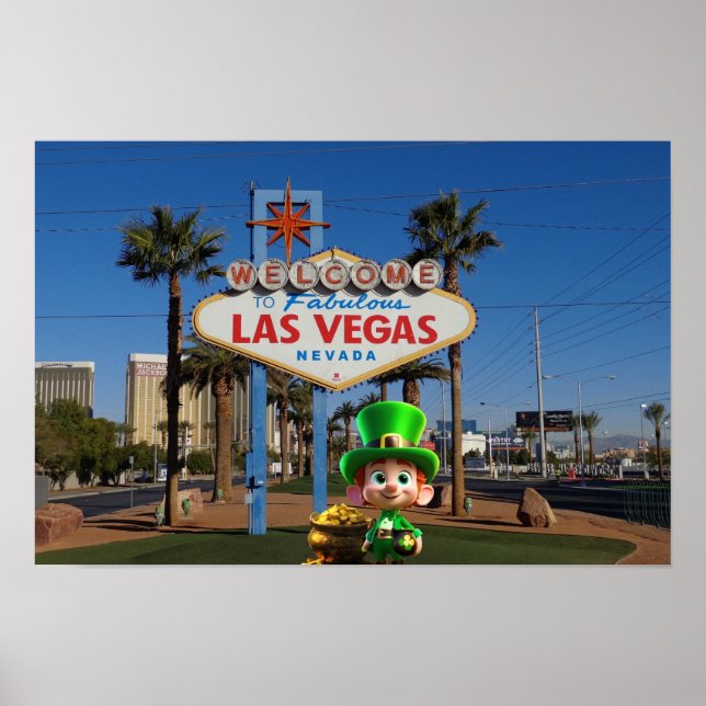 Var lycklig i Vegas. Poster (Framsidan)