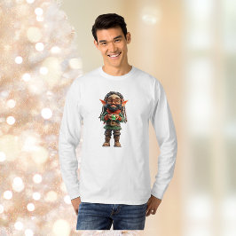 Var Lycklig jul Elf Manar T Shirt