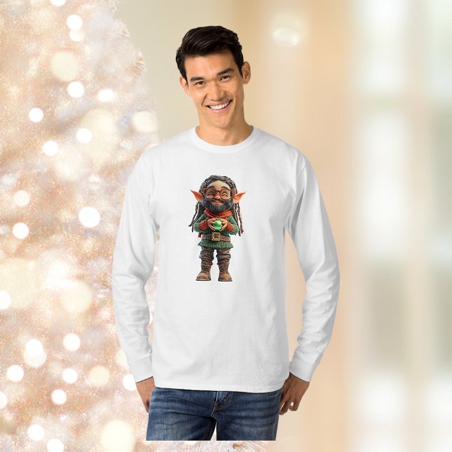 Var Lycklig jul Elf Manar T Shirt (Skapare uppladdad)