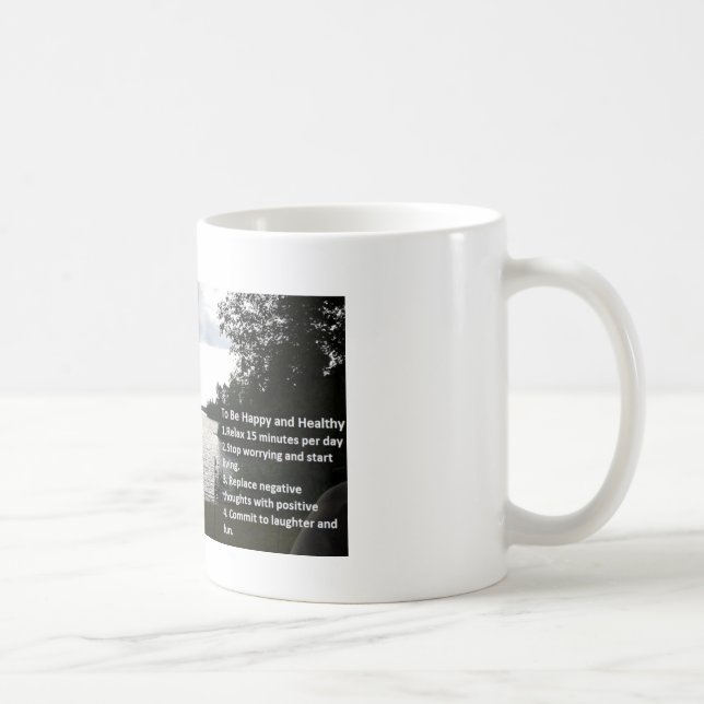 Var Lycklig och friska Kaffemugg (Höger)