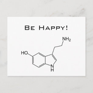 Var Lycklig! Serotonergt vykort