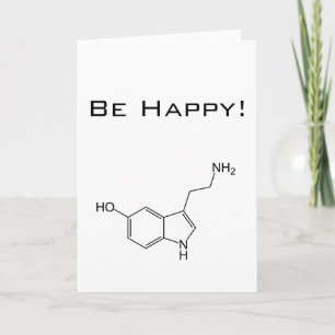 Var Lycklig! Serotonin Kort
