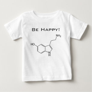 Var lycklig! SerotoninspädbarnT-tröja Tee