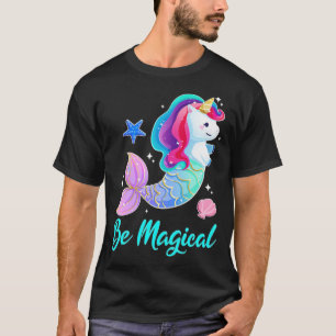 Var Magic Sjöjungfru Unicorn Squad Mermicorn bff c T Shirt