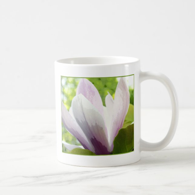 vår magnolia-blomma kaffemugg (Höger)