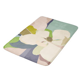Vår Magnolia Färg Blocks Florist Badrumsmatta