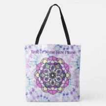 Vår Mandala All-over-Print Tote, Shoulder Tote