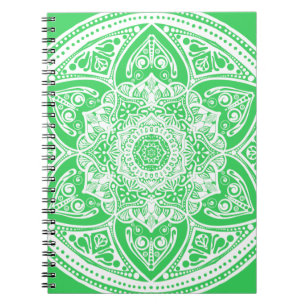 Vår Mandala Anteckningsbok Med Spiral
