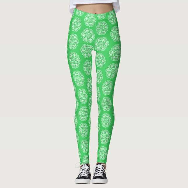 Vår Mandala Leggings (Framsida)