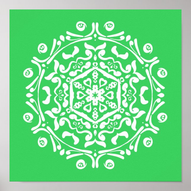 Vår Mandala Poster (Framsidan)