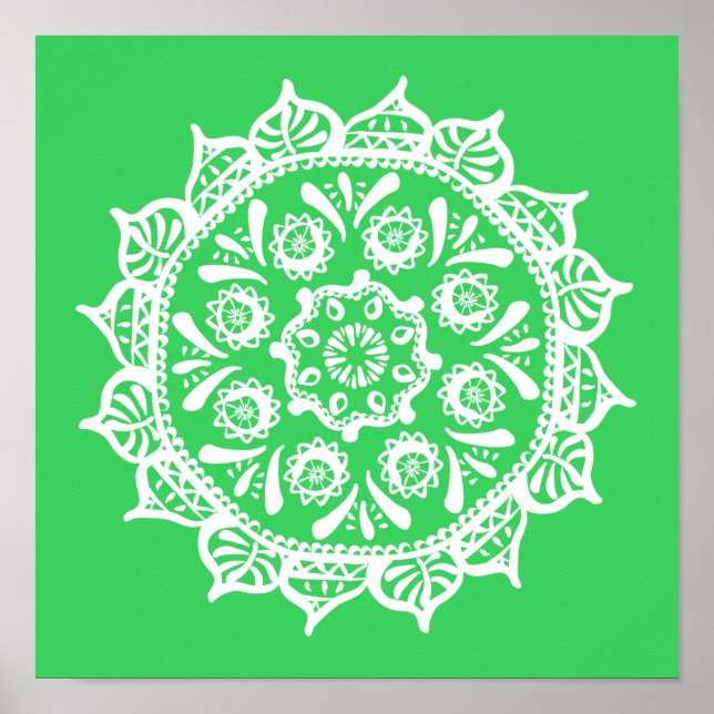 Vår Mandala Poster (Framsidan)
