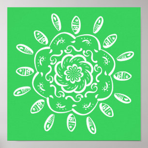 Vår Mandala Poster