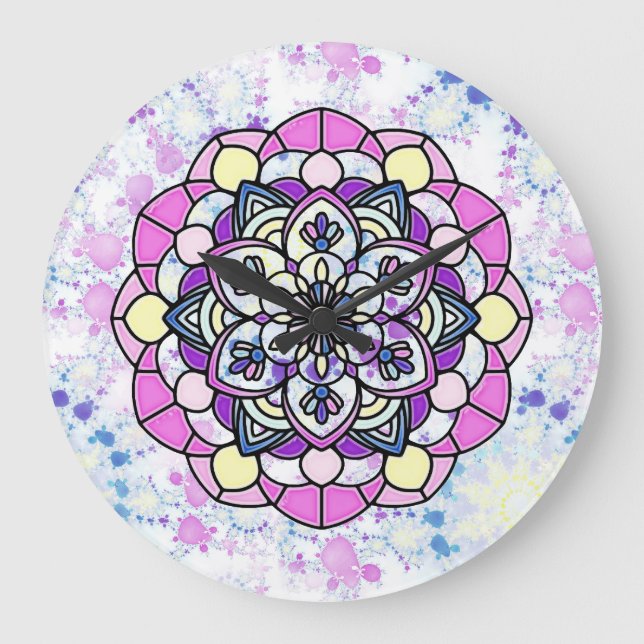 Vår Mandala Väggur (Framsida)