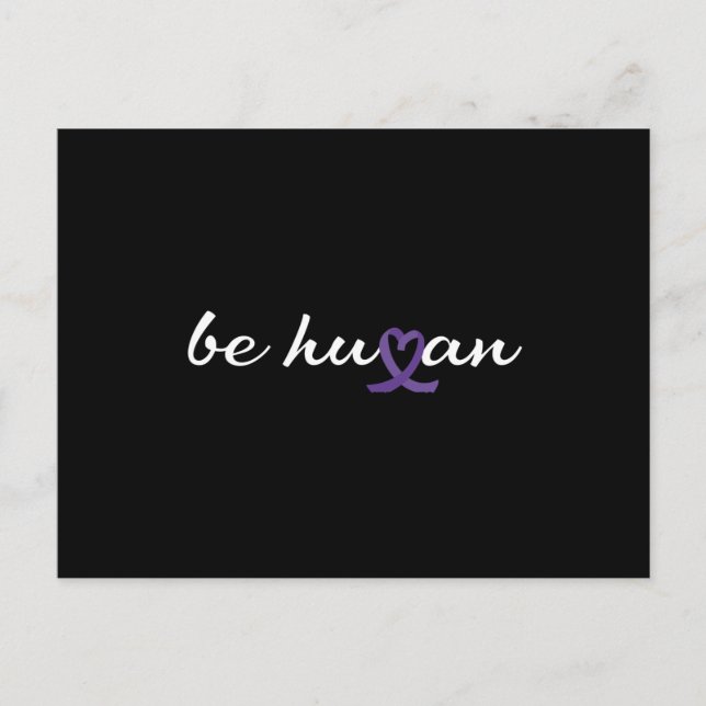 Var människans Orange, Shirt Day Vykort (Framsida)