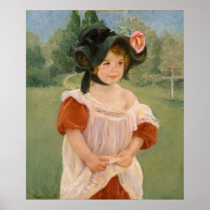 Vår: Margot anseende i en trädgårds- 1900 Poster