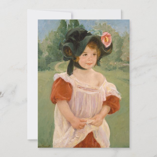 Vår: Margot står i en Garden | Mary Cassatt (Framsida)