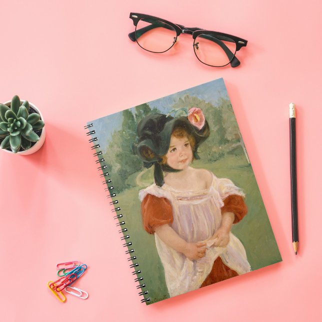 Vår: Margot står i en Garden | Mary Cassatt Anteckningsbok (Skapare uppladdad)