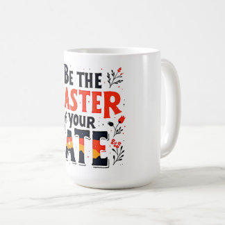 Var mästare i ditt öde kaffemugg