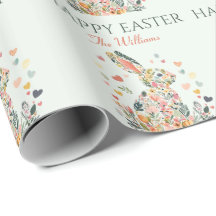 Vår Meadow Bunny Wrapping Papper