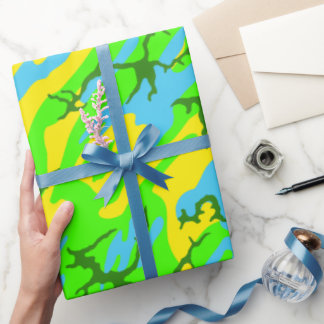 Vår Meadow Camo Presentpapper