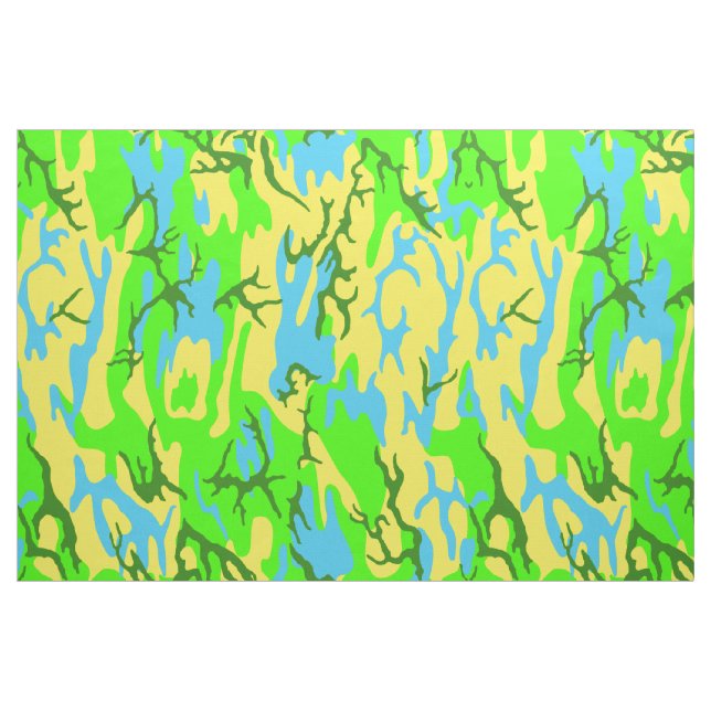 Vår Meadow Camo Tyg (Fat Quarter)