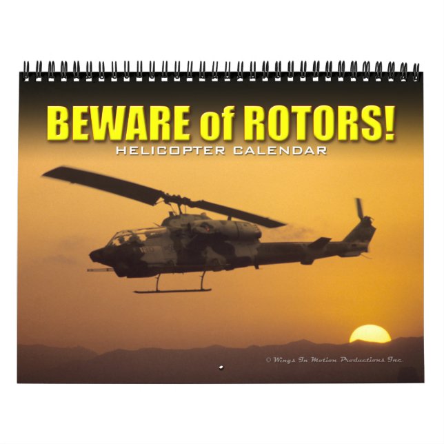 VAR MEDVETNA OM ROTORERNA! Helikopterkalender Kalender (Omslag)
