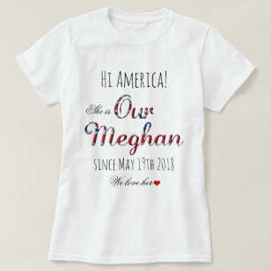 Vår Meghan Markle Förenade kungariket Royal Bröllo T Shirt