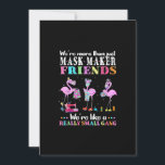 Var mer än bara Mask Maker Friends Flamingo? Inbjudningar<br><div class="desc">- Var mer än bara Mask Maker Friends Flamingo - passande för helgdag, helgdag, Alla hjärtans dag, nationaldag, Oktoberfest, Lärardag, Thanksgiving, Halloween, jul, nyårsdag osv., en mängd olika helgdagar för släktingar och vänner och ett val av bra. - Funny Gift for Mors dag, Fars dag, Thanksgiving, Påsk, St.Patrick's day, juli...</div>