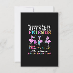 Var mer än bara Mask Maker Friends Flamingo? OSA Kort