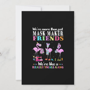 Var Mer Än Bara Masktillverkande Vänner Flamingo Inbjudningar