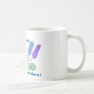 Var mer trevlig till bakterier kaffemugg