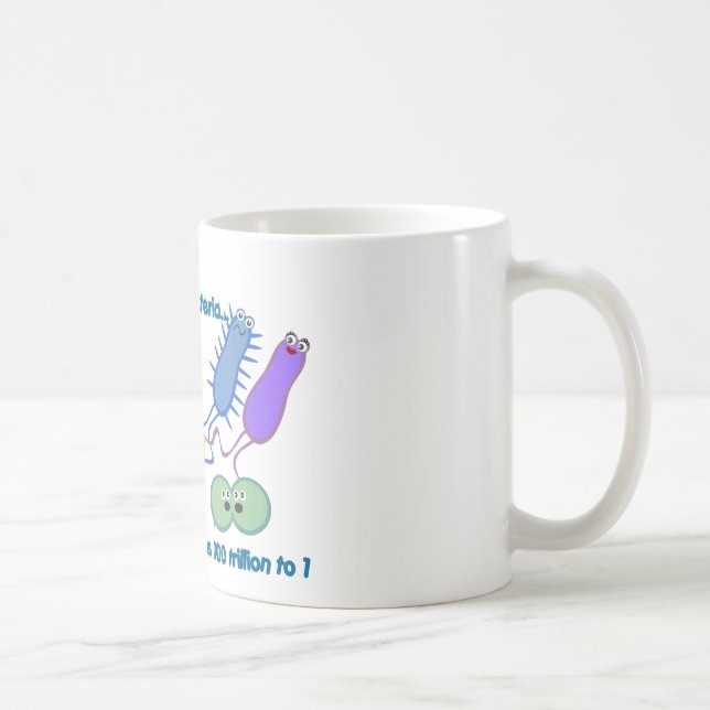 Var mer trevlig till bakterier kaffemugg (Höger)